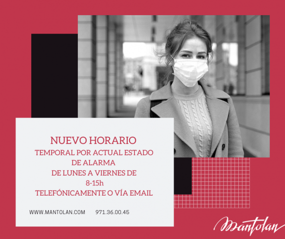 Horario especial