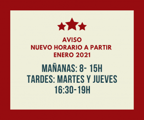 Nuevo horario 2021