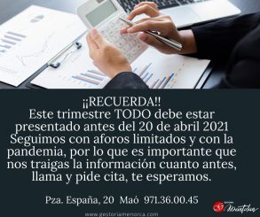 Asesoramiento fiscal Menorca