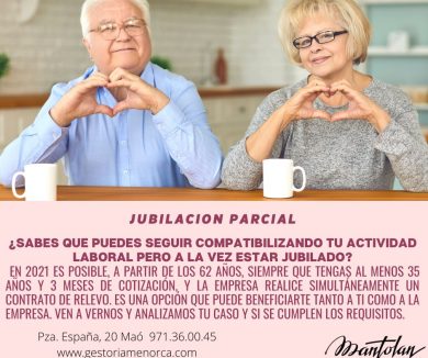 Jubilación Menorca