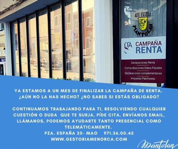Asesoría Fiscal Menorca