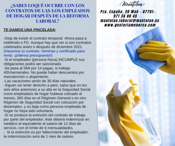 Asesoría laboral Mahón
