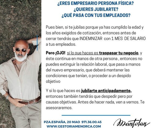 Jubilación Menorca