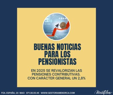 Pensiones Menorca