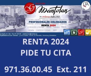 Renta y patrimonio 2024 Menorca