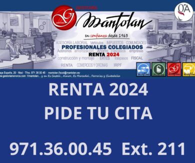 Renta y patrimonio 2024 Menorca