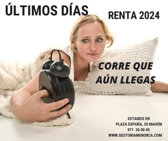 Renta 2024 Menorca
